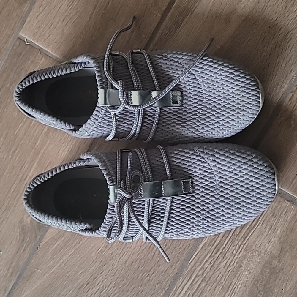 Cole Haan Zero Grand Knit Women's Trainer Shoes Size 7 Gray/Silver